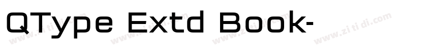 QType Extd Book字体转换